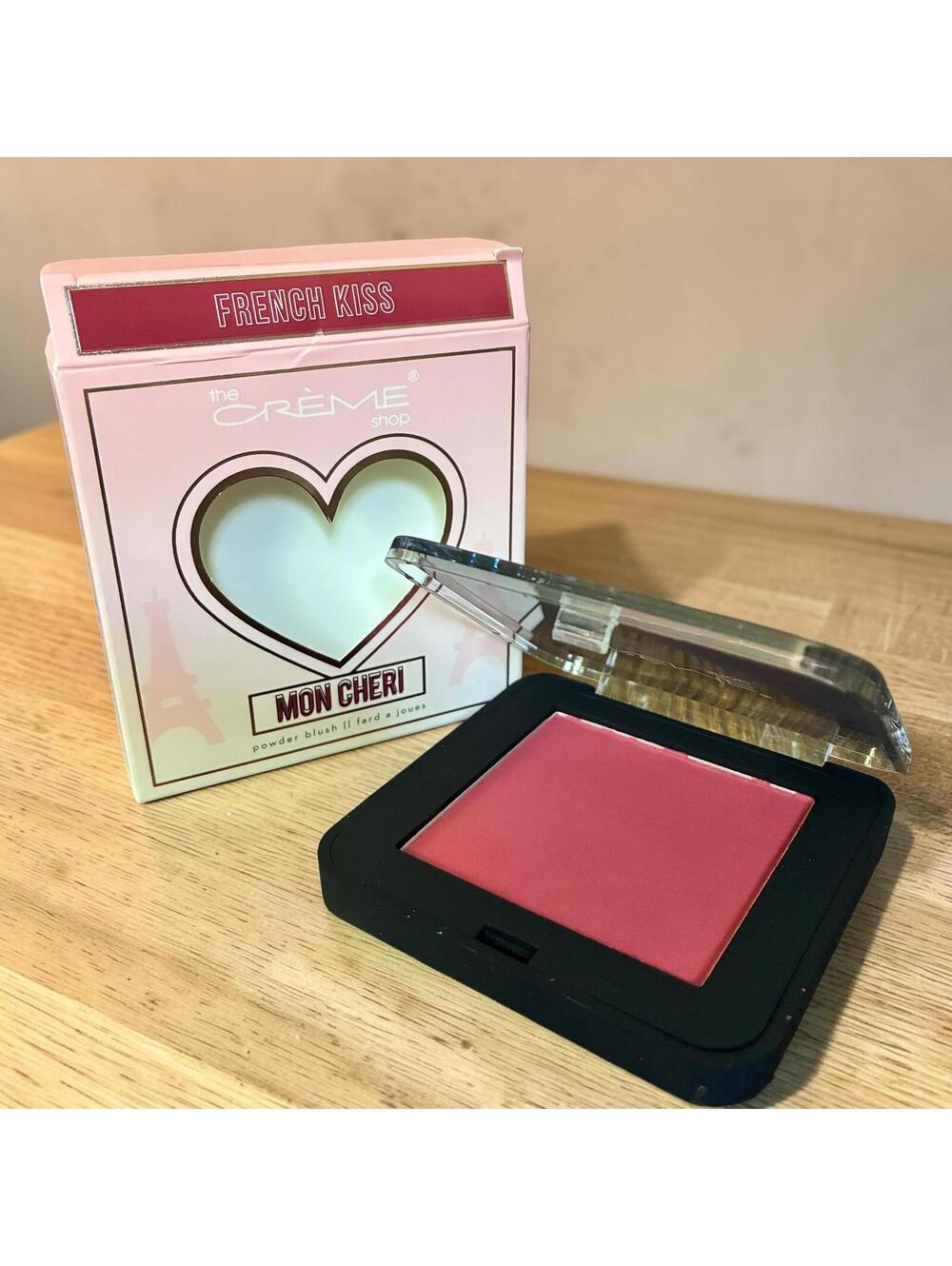 The Crème Shop Mon Cheri French Kiss Cream Blush Compact